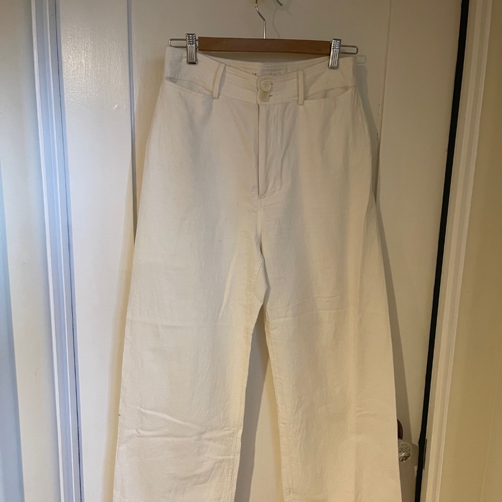 Apiece Apart Merida Pant, Color Cream Size US 8